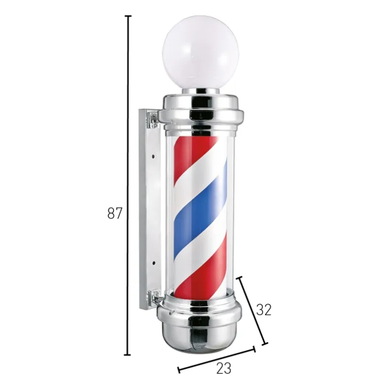 BARBER POLE BIG LIGHT (87X23X32)