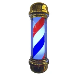 BARBER POLE DORADO (72X23X32)