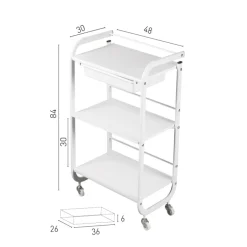 CARRO ESTETICA 3 ESTANTES