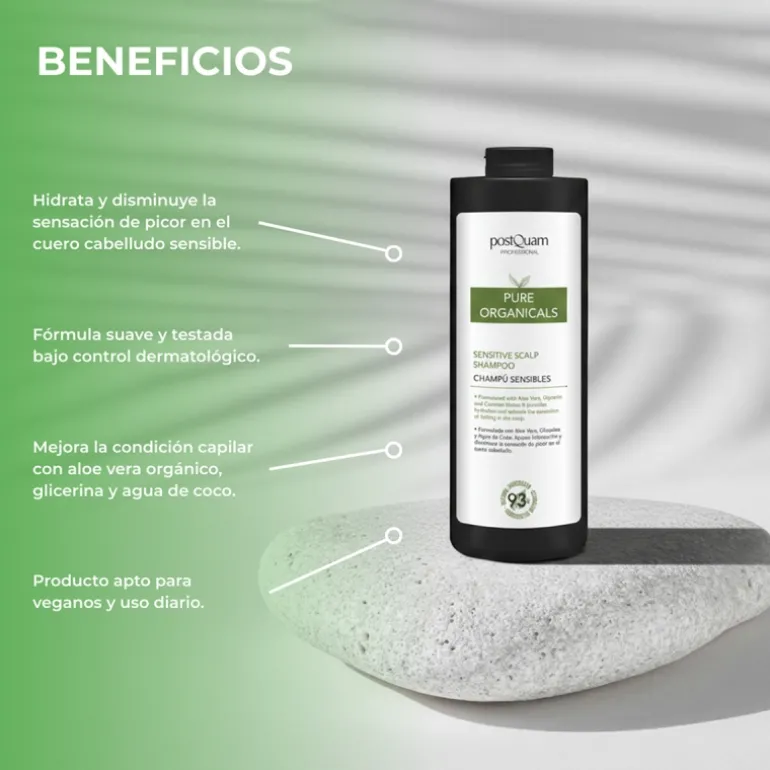 CHAMPU SENSIBLE ORGANICALS 1000ML