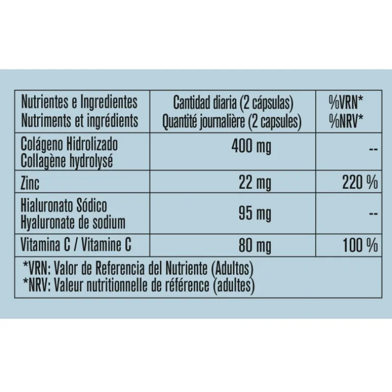 COLAGENO + ACIDO HIALURONICO 30 CAPSULAS