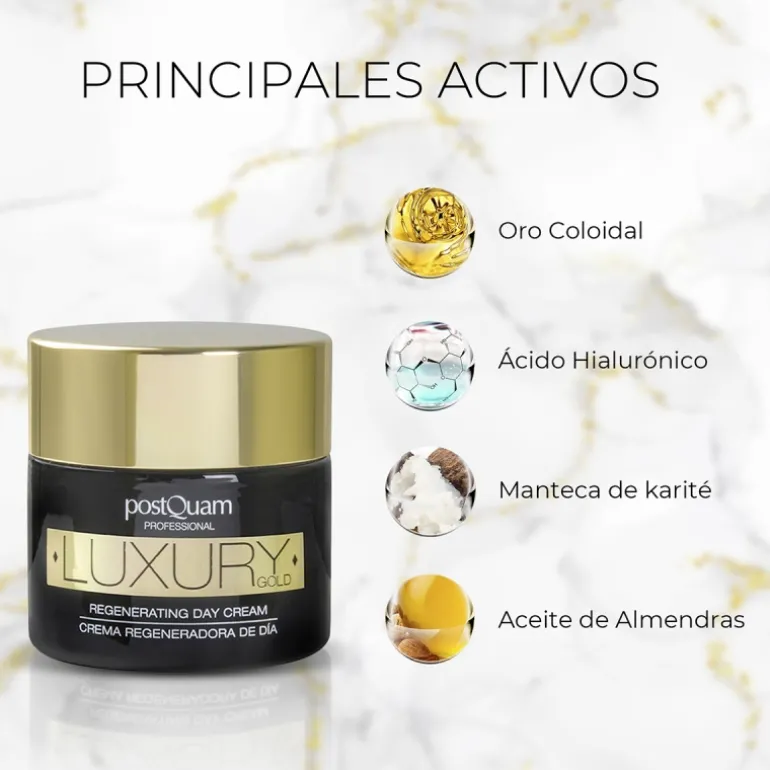 CREMA HIDRATANTE DE DÍA LUXURY GOLD 50ML