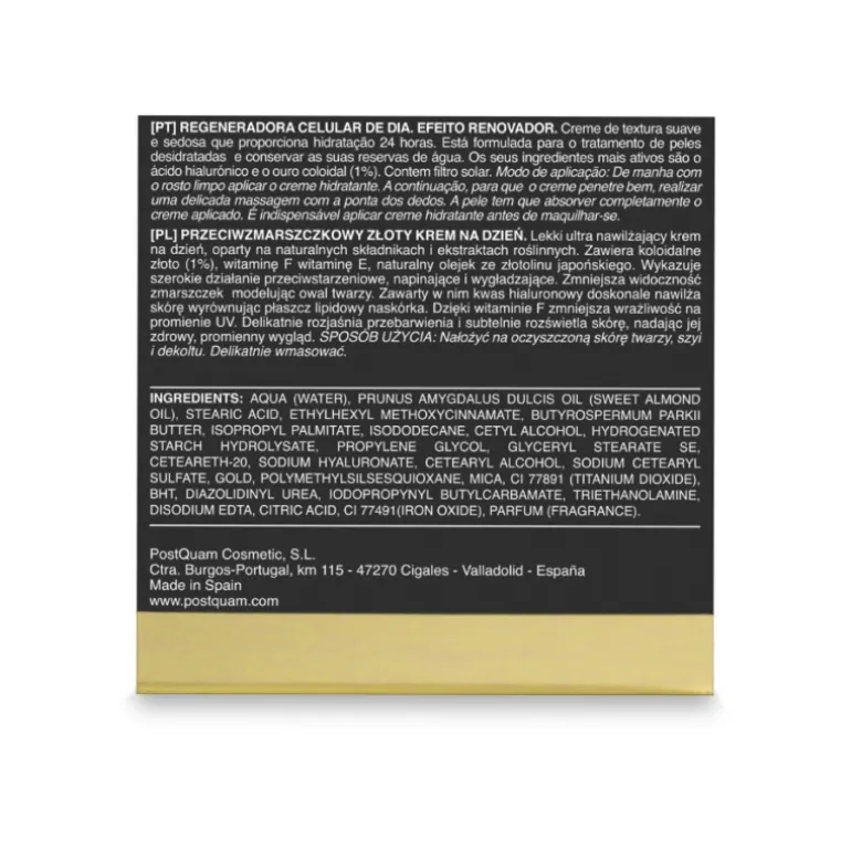 CREMA HIDRATANTE DE DÍA LUXURY GOLD 50ML