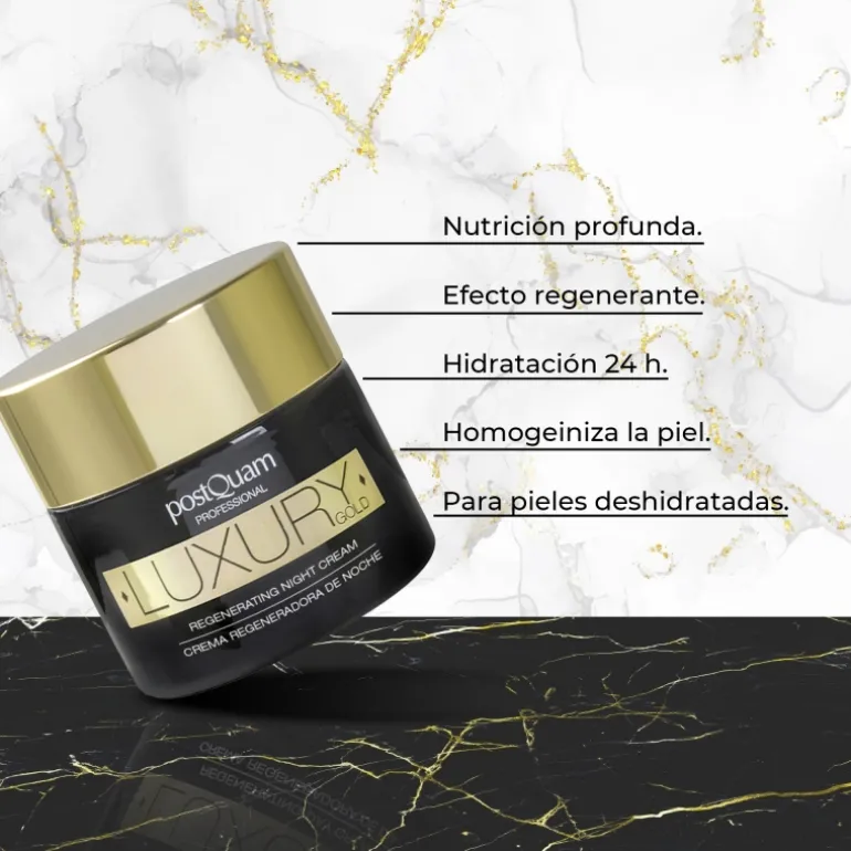 CREMA REGENERADORA DE NOCHE LUXURY GOLD 50ML