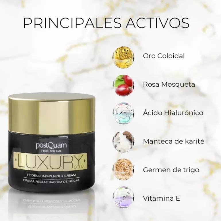 CREMA REGENERADORA DE NOCHE LUXURY GOLD 50ML