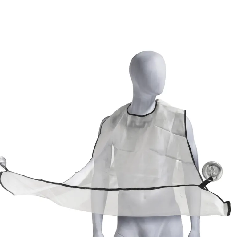 DELANTAL IMPER. BARBA PARA AFEITAR/RECORTAR 2 VENT