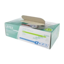 GUANTES LÁTEX AMBIDIESTRO CON POLVO CAJA 100UDS