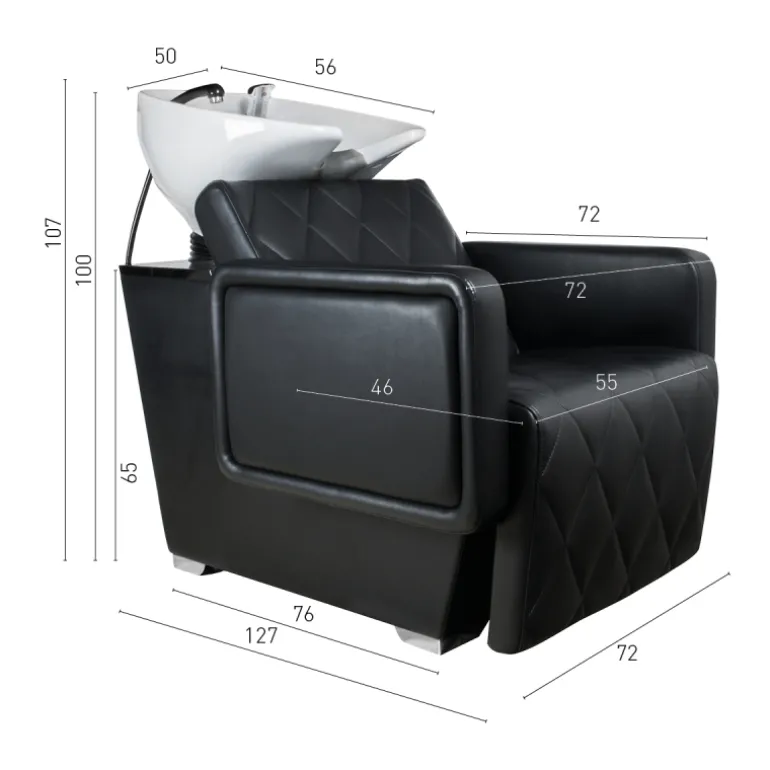 LAVACABEZAS CUBO NEGRO