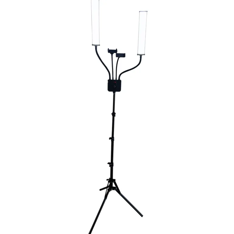 LÁMPARA DOBLE BRAZO LUZ LED DE RELLENO GRADUAL