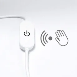 LÁMPARA LED DE MESA MEDIA LUNA