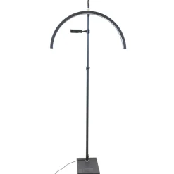 LÁMPARA LED DE PIE MEDIA LUNA