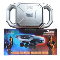 MASAJEADOR MUSCULAR 4-HEADS MASSAGE GUN