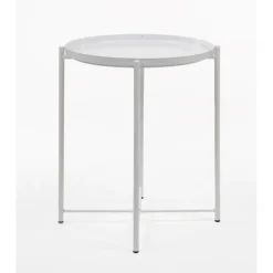 MESA AUXILIAR NORDIC PLATE WHITE