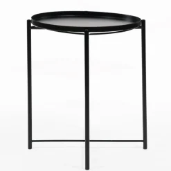 MESA AUXILIAR NORDIC PLATE BLACK