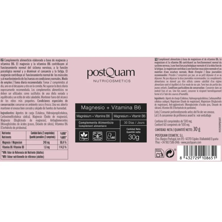 MG+VIT B6 60 COMPRIMIDOS