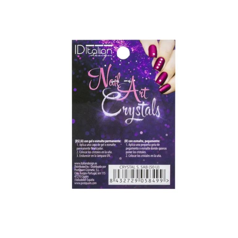 NAIL ART CRYSTALS. CRYSTAL S. 5AB (50 U)