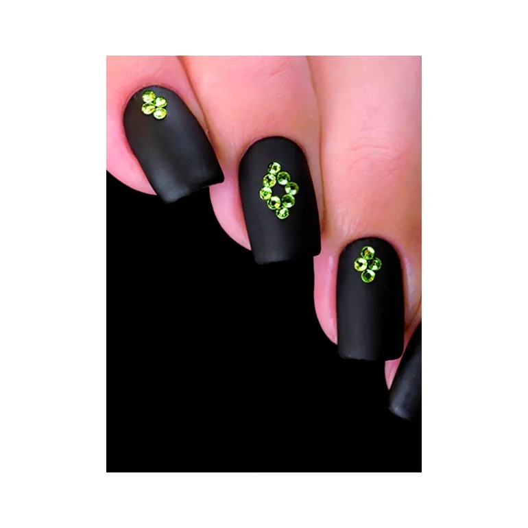 NAIL ART CRYSTALS. PERIDOT S. 4 (50 U)