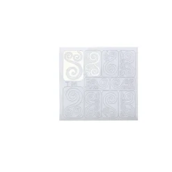 NAIL ART VINYL MASK. GOLD WAVES