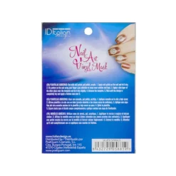 NAIL ART VINYL MASK. GOLD SPIRALS