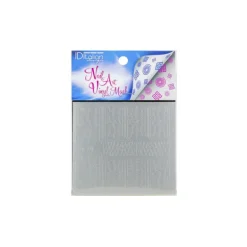 NAIL ART VINYL MASK. SILVER GIRAFFE