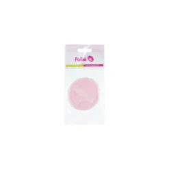 PACK 2 BORLAS MAQUILLAJE C/ROSA 61 MM.