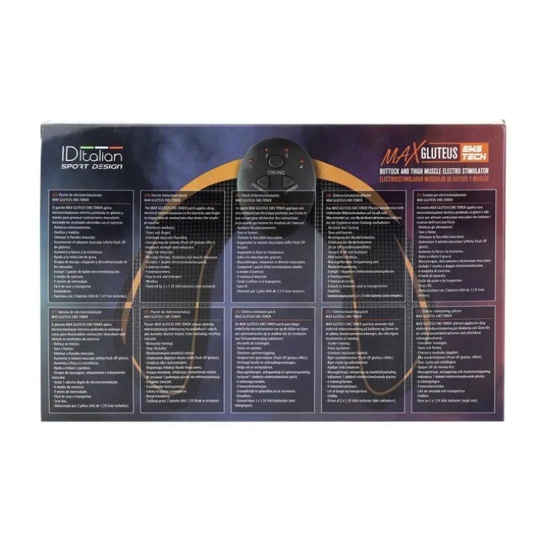 PARCHE ELECTROESTIMULADOR PARA GLÚTEOS Y CUELLO