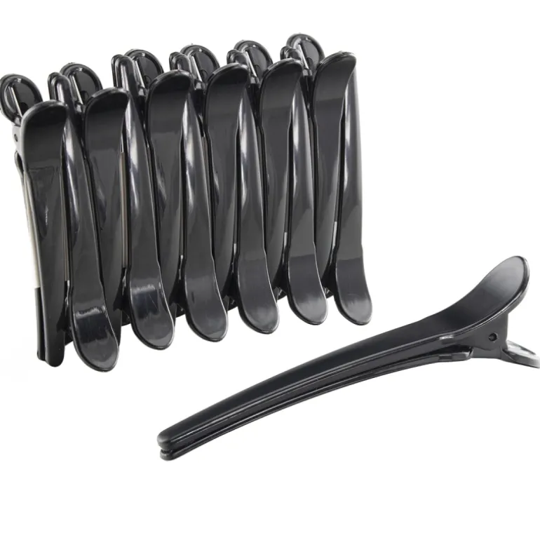 PINZAS DE PELO NEGRAS (12 UDS.)