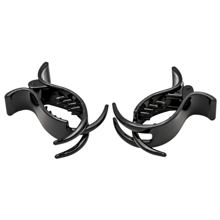 PINZAS PELO 2 PUAS NEGRA (6UDS)