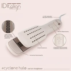 PLANCHA DE PELO PROFESIONAL CYCLONE HALO COOL AIR