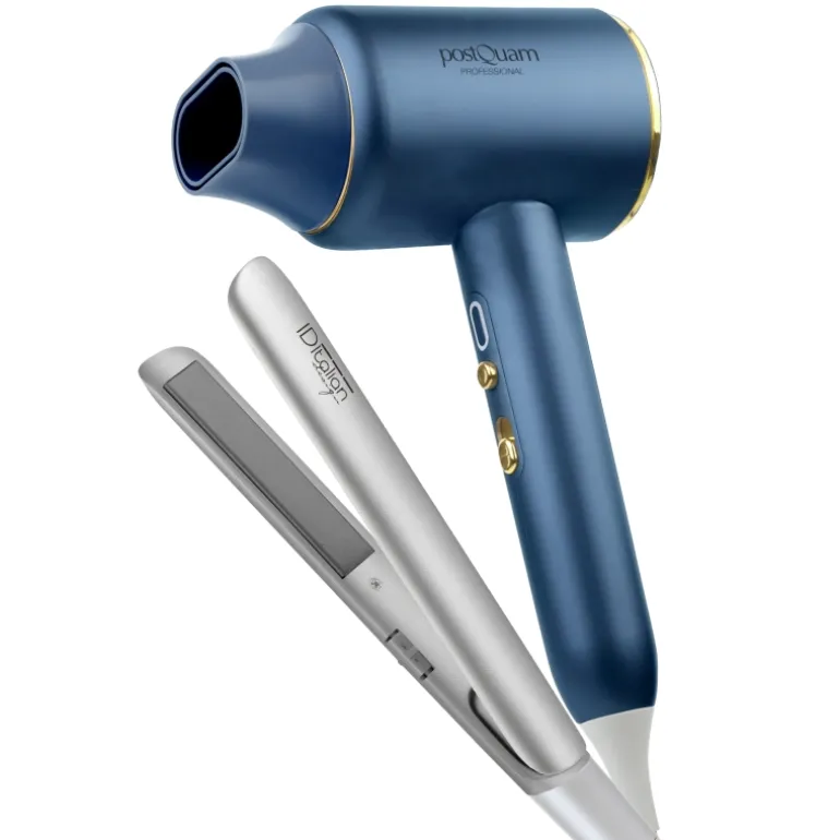 SECADOR VELOCE IONIC BLUE B + PLANCHA USB SILVER