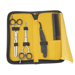 SET DE TIJERAS DE 5.5", NAVAJA Y PEINE ACKERMANN