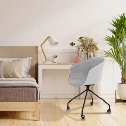 SILLA CUTE WHEELS GRIS