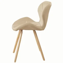 SILLA ESTOCOLMO QUILTED BEIGE 54,5X53X71 - SH45,5