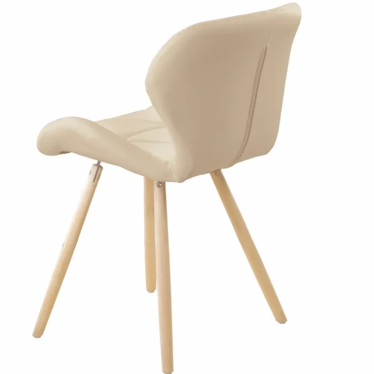 SILLA ESTOCOLMO QUILTED BEIGE 54,5X53X71 - SH45,5