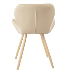 SILLA ESTOCOLMO QUILTED BEIGE 54,5X53X71 - SH45,5