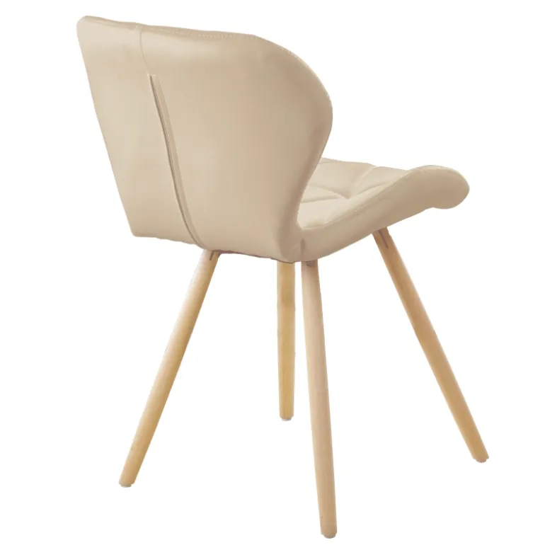 SILLA ESTOCOLMO QUILTED BEIGE 54,5X53X71 - SH45,5