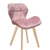 SILLA OSLO TERCIOPELO ROSA