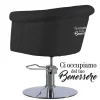 SILLON ROUND DOT BLACK "OCCUPIAMO BENESSERE"