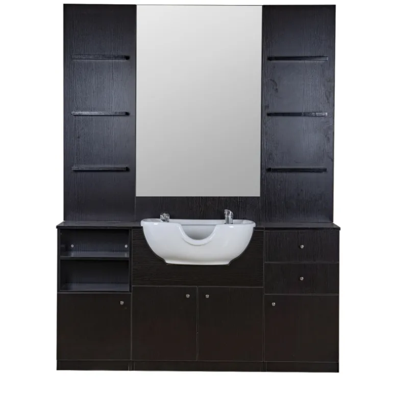 TOCADOR DE BARBERIA CON LAVACABEZAS