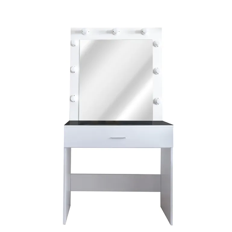 TOCADOR MAKE UP CON LUZ (9 BOMBILLAS)