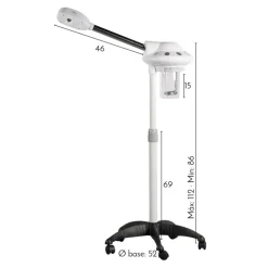 VAPOR OZONO PAVIA SUPER LUXE (ESTETICA)